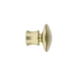 LUANCE Lot de 2 embouts tringle métal (D20 mm) Champignon Or Clearance