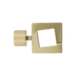 LUANCE Lot de 2 embouts tringle métal (D28 mm) Upper east side Or Outlet