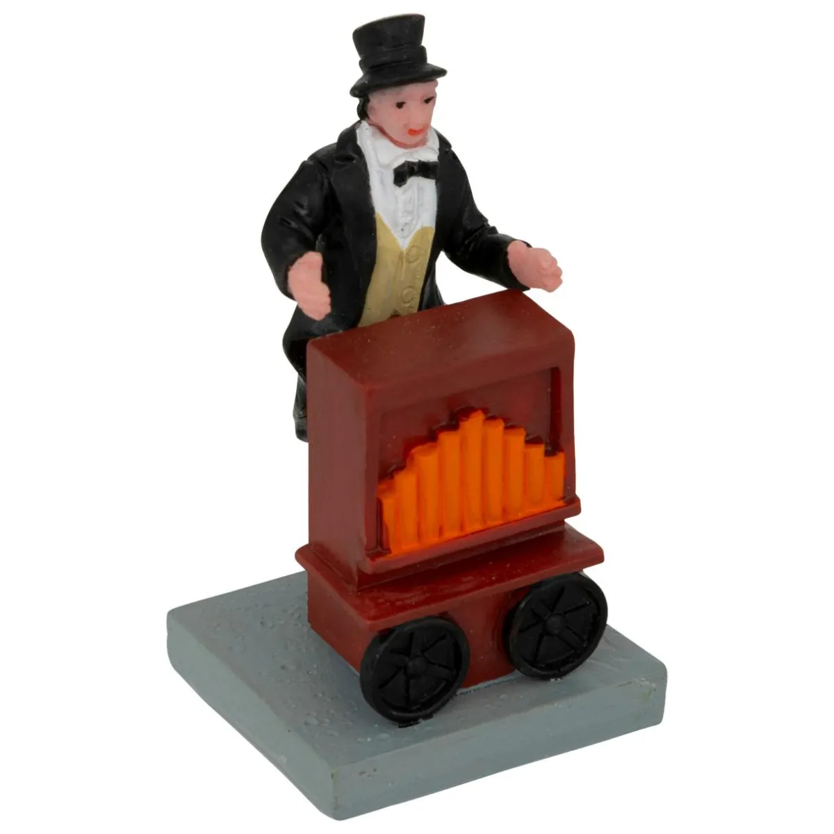 JJA Lot de 5 figurines et accessoires pour village (H22 cm) Musique et kiosque Multicolore Clearance