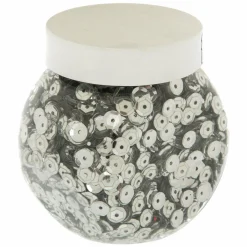 Feeric Lights & Christmas Lot de 100 gr de sequins Argent Hot