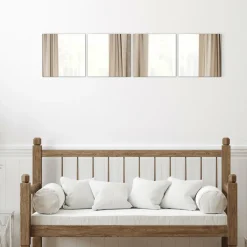 TENDANCE Lot de 4 miroirs adhésifs (H30 cm) Carrés Sale