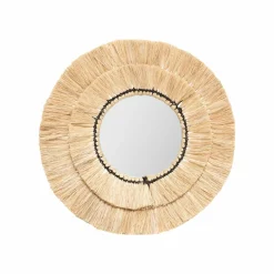 ATMOSPHERA Lot de 3 miroirs (D20-30-40 cm) Alba Naturel Sale