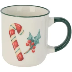 KOOPMAN Lot de 4 Mugs de Noël Noël douceur Multicolore Clearance
