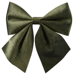 KAEMINGK Lot de 2 Nœuds de Noël (H15 cm) London chic Vert New