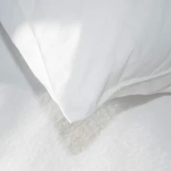 EMINZA Lot de 2 oreillers rectangulaires (45 x 70 cm) Moelleux Anti-acariens Blanc New