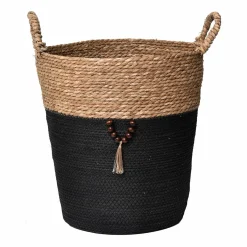 TENDANCE Lot de 3 paniers à linge (H45 cm) Jya Noir Online