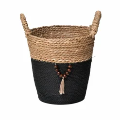 TENDANCE Lot de 3 paniers à linge (H45 cm) Jya Noir Online