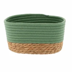 TENDANCE Lot de 3 paniers de rangement (H13 cm) Timeless Vert Vert kaki Sale