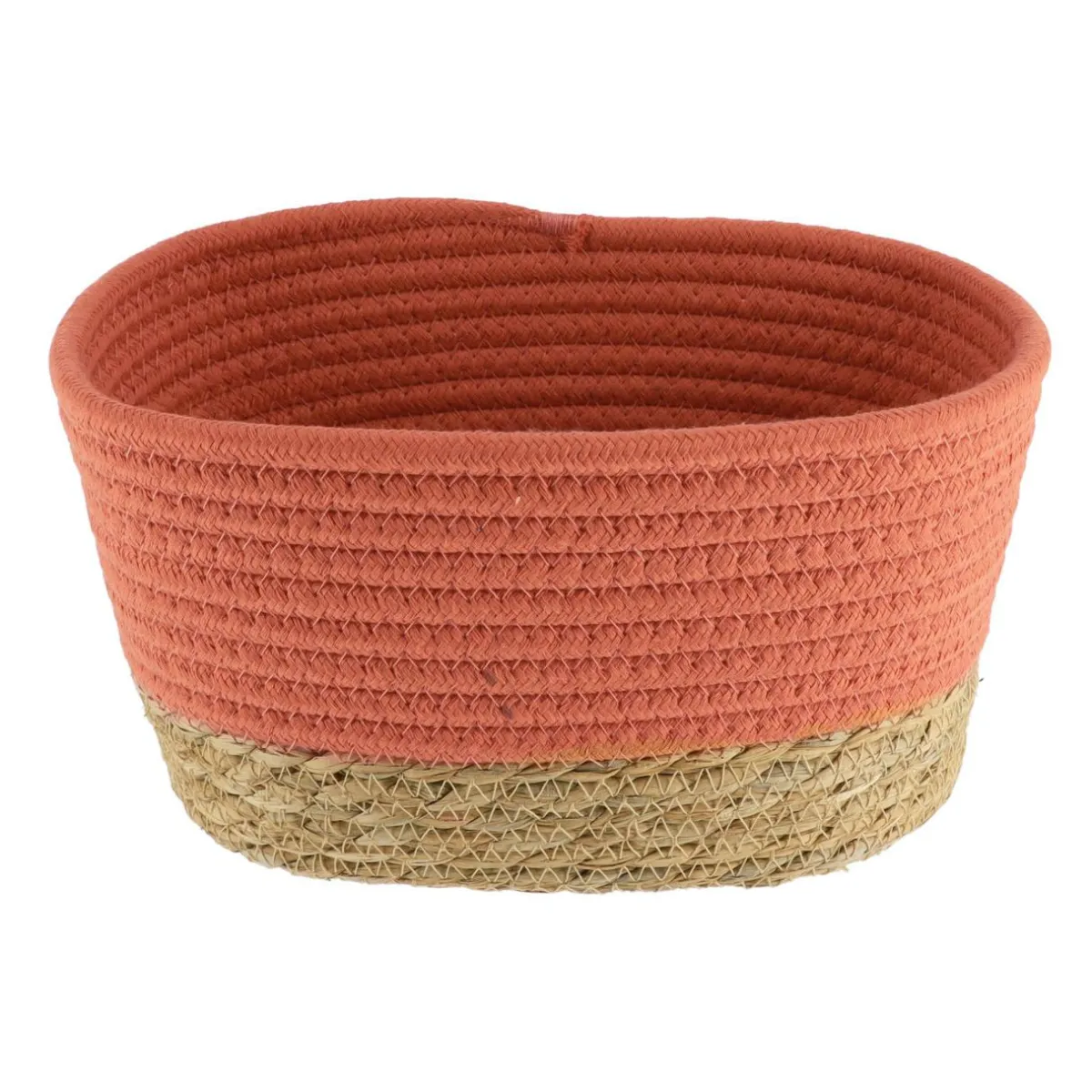 TENDANCE Lot de 3 paniers de rangement (H13 cm) Timeless Terracotta New