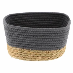 TENDANCE Lot de 3 paniers de rangement (H13 cm) Timeless Gris Hot