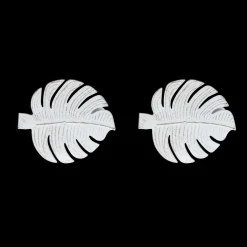 LUANCE Lot de 2 pinces rideau Acapulco et or Blanc Online