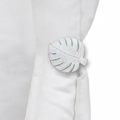 LUANCE Lot de 2 pinces rideau Acapulco et or Blanc Online