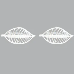 LUANCE Lot de 2 pinces rideau pivotantes Stockholm Blanc