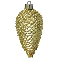 KAEMINGK Lot de 6 pommes de pin à suspendre (H8 cm) Alpine Thé Vert Discount