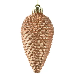 KAEMINGK Lot de 6 pommes de pin à suspendre (H8 cm) Alpine Cognac Sale