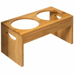 5 Five Simply Smart Lot de 2 pots à ustensiles Siao Inox et bambou Naturel New