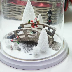 KAEMINGK Lot de 9 sapins pour aménager un village Blanc Online