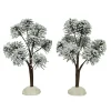 KAEMINGK Lot de 2 sapins Felia pour aménager un village Sale