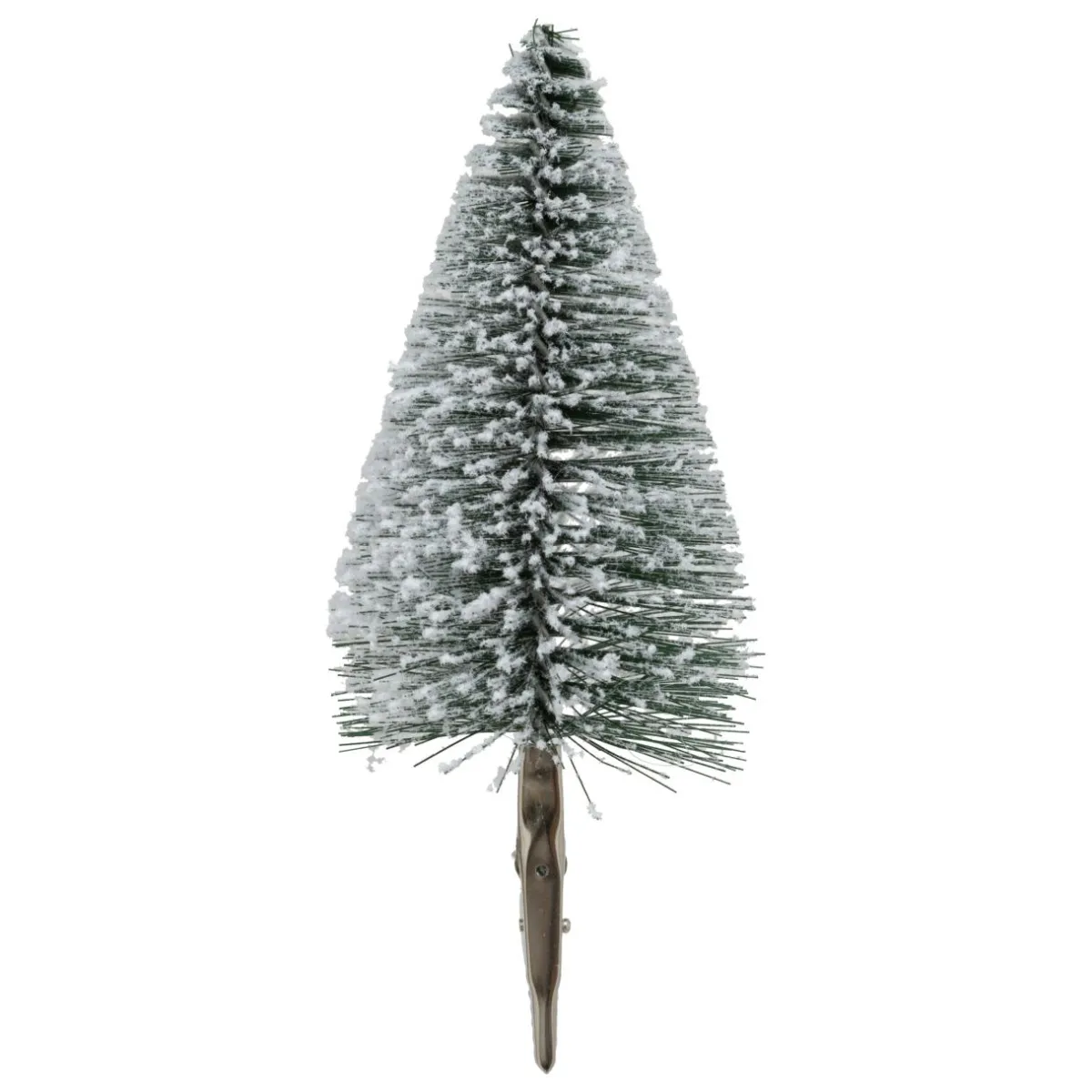 FEERIC LIGHTS Lot de 4 sapins sur pince (H16-H13 cm) Forêt enchantée enneigé Vert Sale