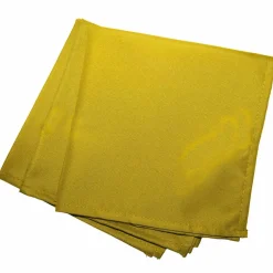 DOUCEUR D'INTERIEUR Lot de 3 serviettes (40 x 40 cm) Essentiel miel Jaune Outlet