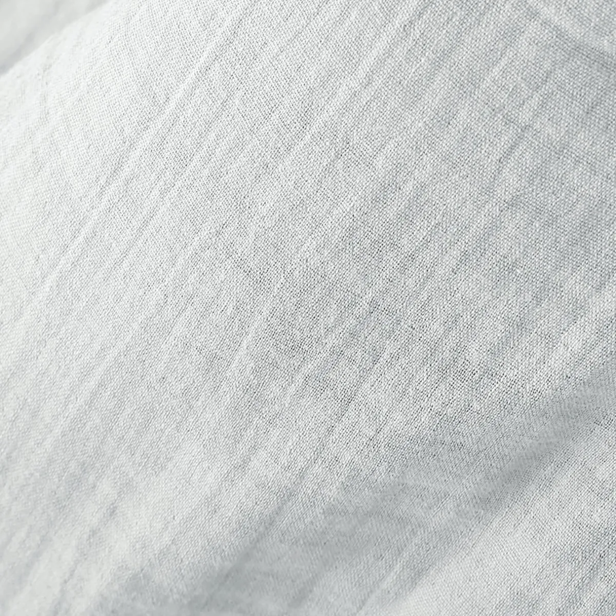 EMINZA Lot de 3 serviettes gaze de coton (40 x 40 cm) Gaïa Gris nuage Gris clair Outlet