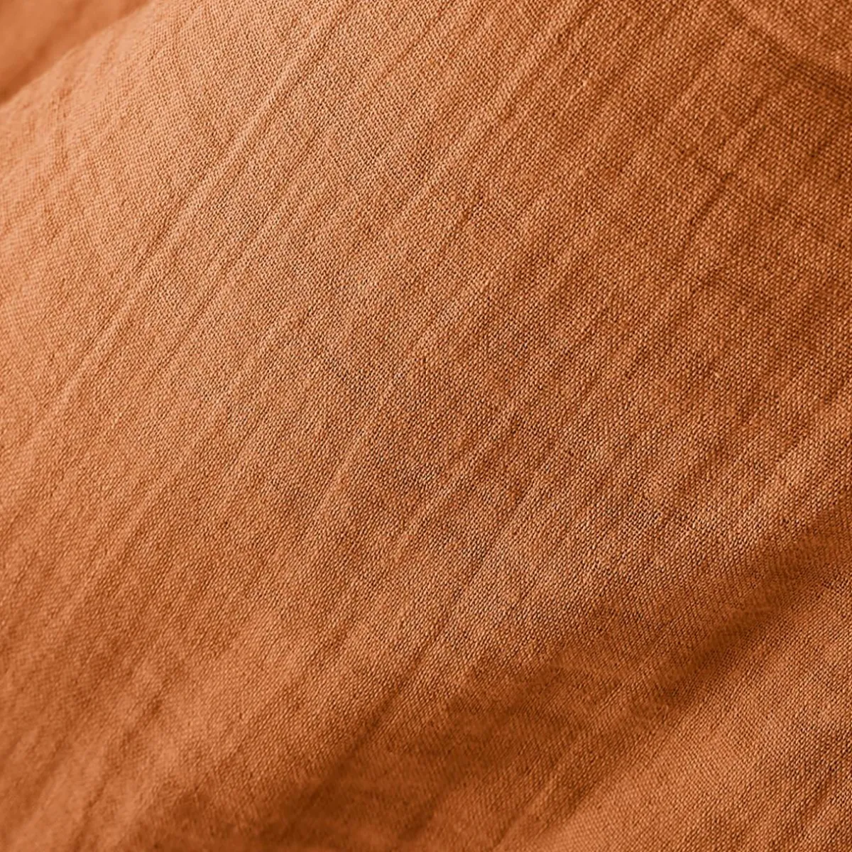 EMINZA Lot de 3 serviettes gaze de coton (40 x 40 cm) Gaïa Abricot Outlet