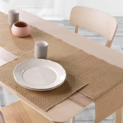 DOUCEUR D'INTERIEUR Lot de 2 sets de table jute (33 x 45 cm) Modalie Beige Online