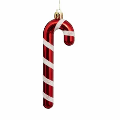 Feeric Lights & Christmas Lot de 6 sucres d'orge à suspendre (H14 cm) Candy Rouge Online