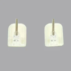 LUANCE Lot de 4 supports adhésifs Transparent Best