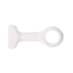 LUANCE Lot de 2 supports tringle bois (L110 / D28 mm) Nils Blanc Sale