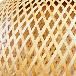 EMINZA Lot de 2 suspensions en bambou (D61-D39 cm) Manacor Naturel Outlet