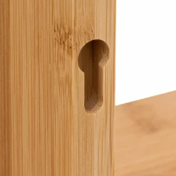 ATMOSPHERA Lot de 3 étagères bambou (H15-20-25 cm) Cube Fixy Naturel Bois Best