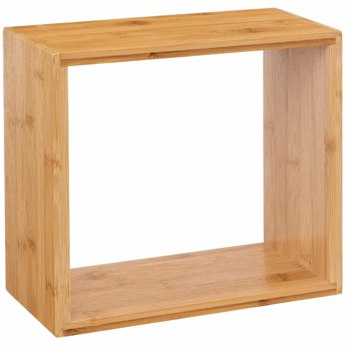 ATMOSPHERA Lot de 3 étagères bambou (H15-20-25 cm) Cube Fixy Naturel Bois Best