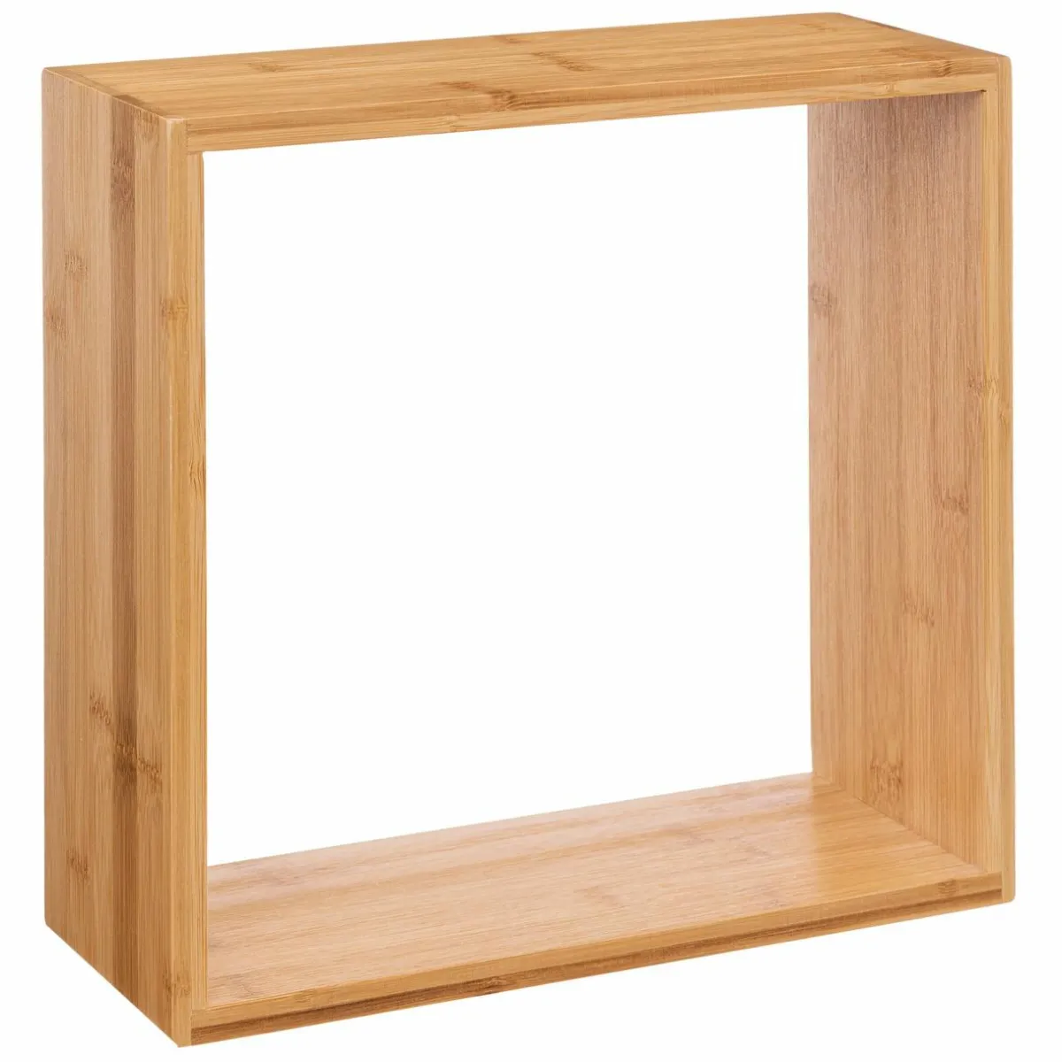 ATMOSPHERA Lot de 3 étagères bambou (H15-20-25 cm) Cube Fixy Naturel Bois Best
