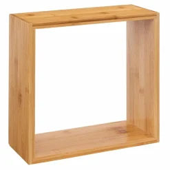 ATMOSPHERA Lot de 3 étagères bambou (H15-20-25 cm) Cube Fixy Naturel Bois Best