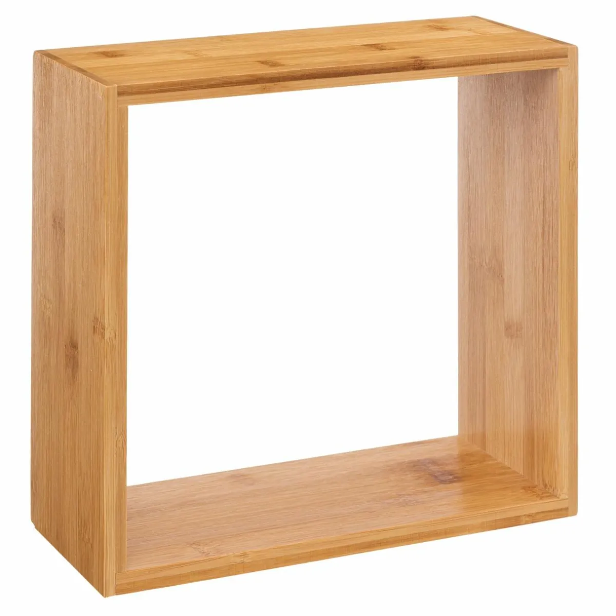 ATMOSPHERA Lot de 3 étagères bambou (H15-20-25 cm) Cube Fixy Naturel Bois Best
