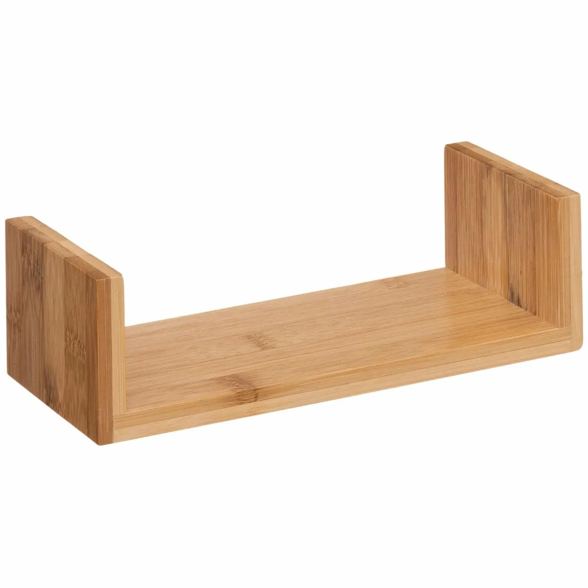 ATMOSPHERA Lot de 3 étagères bambou (L22-32-42 cm) Fixy Naturel Outlet