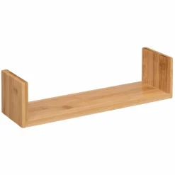 ATMOSPHERA Lot de 3 étagères bambou (L22-32-42 cm) Fixy Naturel Outlet