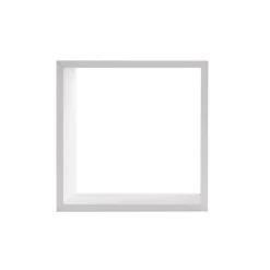 ATMOSPHERA Lot de 3 étagères bois (H24-27-30 cm) Cube Blanc New
