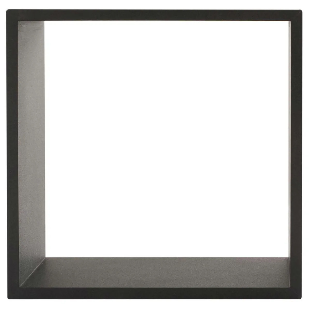 ATMOSPHERA Lot de 3 étagères bois (H15-20-25 cm) Cube Noir Sale
