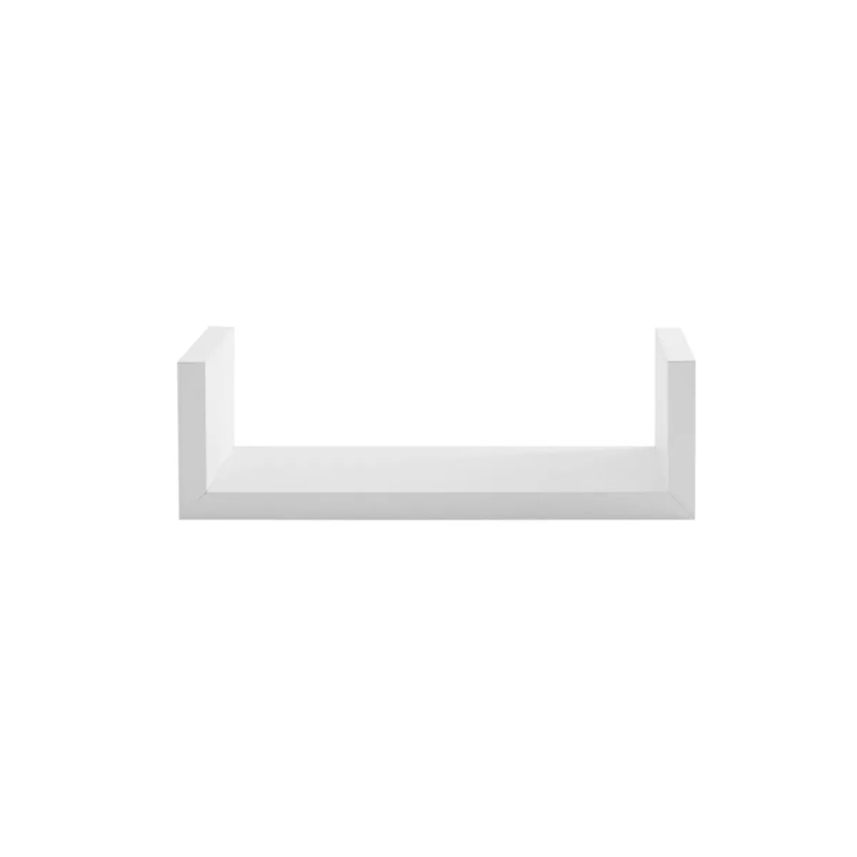 ATMOSPHERA Lot de 3 étagères murales en bois (L22-32-42 cm) Bord Blanc Hot