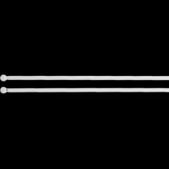 LUANCE Lot de 2 tringles voilage extensibles rondes (L60 à 80 cm) Rona he Blanc