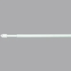 LUANCE Lot de 2 tringles voilage extensibles rondes (L80 à 110 cm) Rona he Blanc Discount