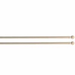 LUANCE Lot de 2 tringles voilage extensibles rondes (L40 à 600 cm) Rona Or Clearance