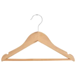 Atmosphera cru017dateur d'intu017drieur for kids Lots de 4 cintres enfant bois (H19 cm) Natural Marron Clearance