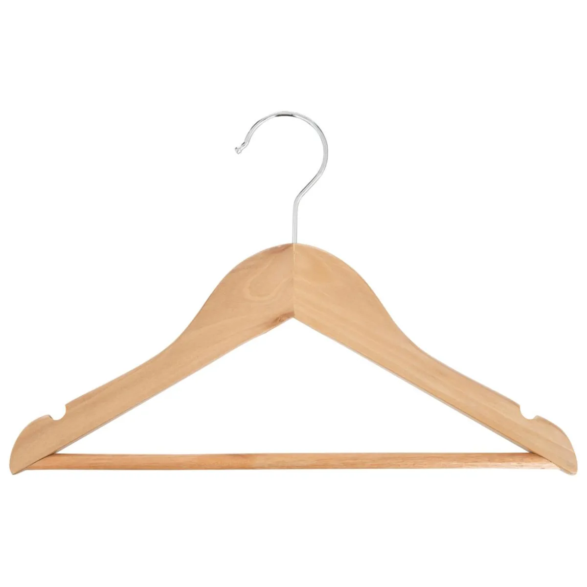 Atmosphera cru017dateur d'intu017drieur for kids Lots de 4 cintres enfant bois (H19 cm) Natural Marron Clearance
