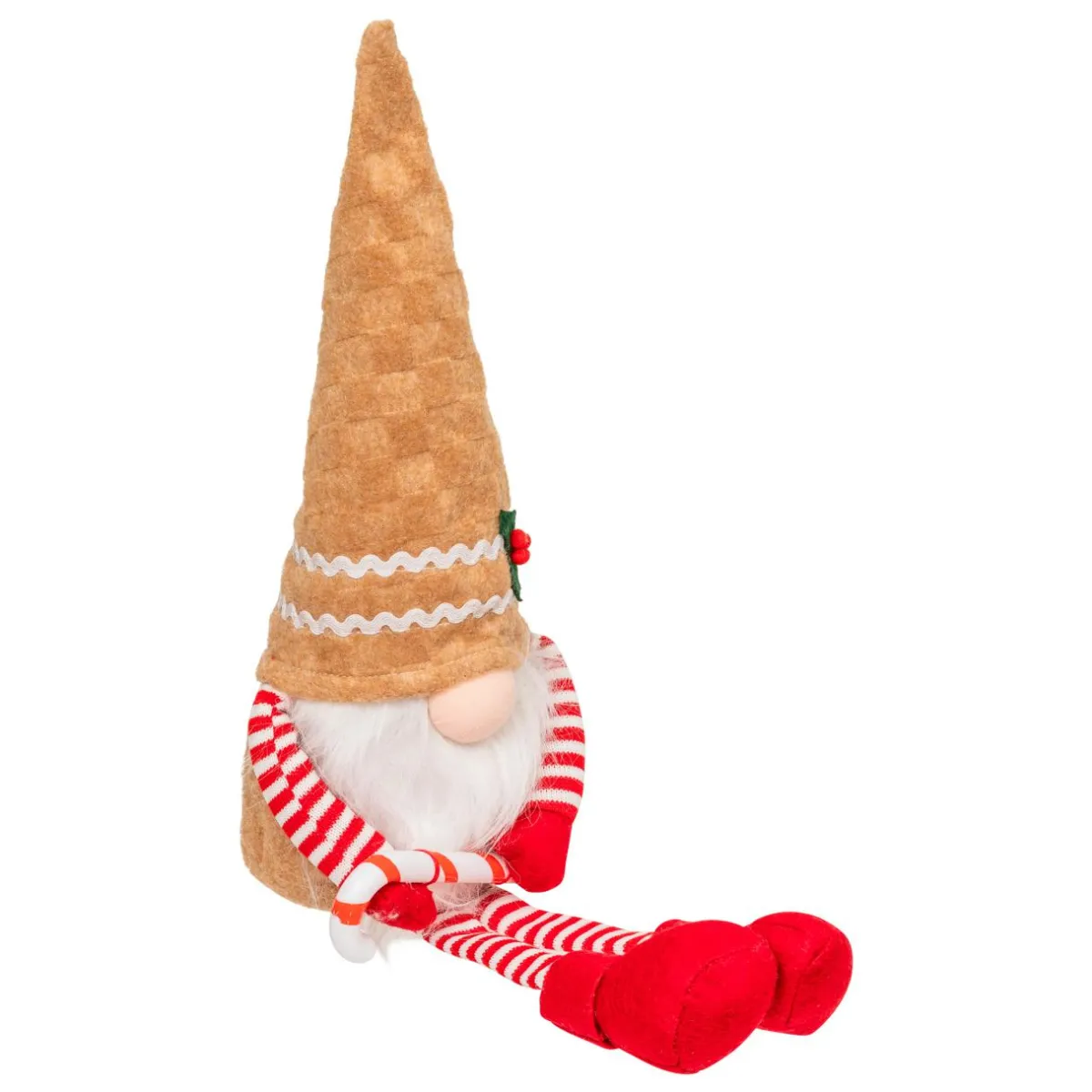 JJA Lutin assis (H50 cm) Gourmand Pain d'épices Marron clair Sale