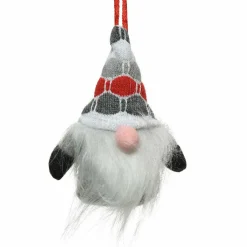 KAEMINGK Lutin de Noël à suspendre (H12 cm) Eliott Gris Outlet