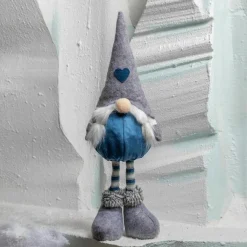 KAEMINGK Lutin de Noël (H50 cm) Huguette chapeau pointu Gris Clearance