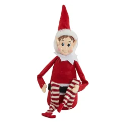 CHRISTMAS DREAM Lutin farceur articulé (H20 cm) Gaston le filou Rouge Best